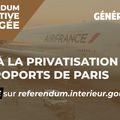 GENERATION.S SE LANCE DANS LA BATAILLE POUR LA TENUE D'UN REFERENDUM SUR LA PRIVATISATION D'ADP