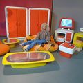 Des meubles pour Barbie très Seventies !!!