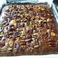 BROWNIES AUX NOIX DE PECAN ET MACADAMIA