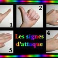 Signe d'attaque