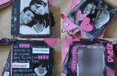 Mini album pour le concours de scrapday