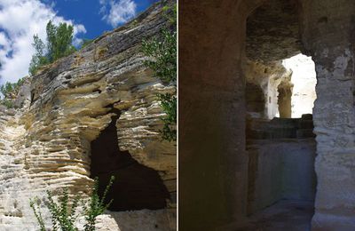 Abbaye troglodyte de Saint-Roman (Gard)