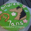 Gâteau thème du cheval