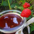 Confiture fraise rhubarbe et citronnelle