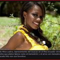 Lady Mina, une afroéquatorienne, nouvelle Miss Équateur