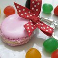 Porte clés Macarons, à déguster sans modération!!!