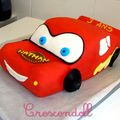 • Gâteau Cars : Flash Mc Queen 3D •