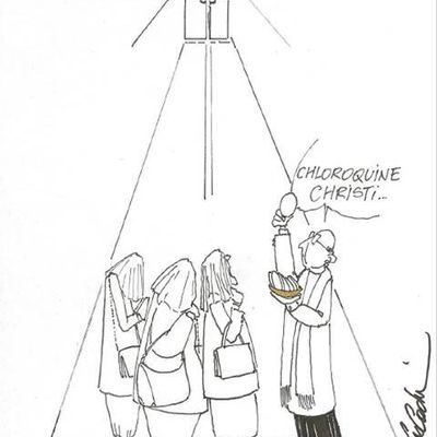 Sainte Chloroquine, priez pour nous !