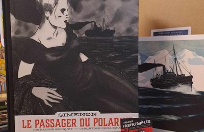 TL "Le Passager du Polarlys" de Simenon, Cailleaux et JL Bocquet Black and White 250ex en Alugraphie