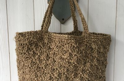 cabas en crochet - jute