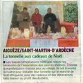 Marché de Noël à Aiguèze