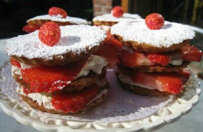 Millefeuilles aux fraises et mascarpone