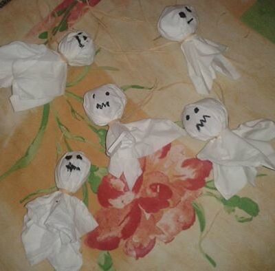 Nos créas d'hallowwen avec les ptits bouts
