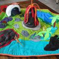 tapis de jeux, de voyage, foldingo, fold and go