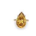 A colored diamond ring