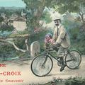 Carte postale passe-partout : Une nouvelle balade à bicyclette mais à Petit-Croix ?