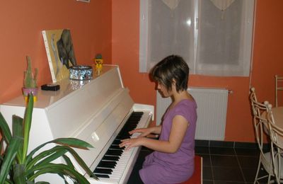 THE PIANO !! I play the piano quite well and once