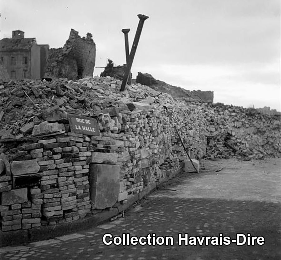 Le Havre 1944-1945 provisoire sinistré guerre baraquement.
