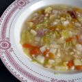 Soupe complète à l'épeautre et aux six légumes d'hiver