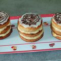 Mes minis mille feuille rond