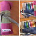 Trousse colorée