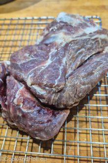 Boeuf séché au frigo dry cured beef