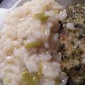 Risotto aux poireaux