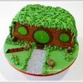 Gâteau anniversaire, maison Hobbit - Nîmes