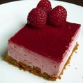 Bavarois aux framboises