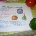 Tarte thon et tomate