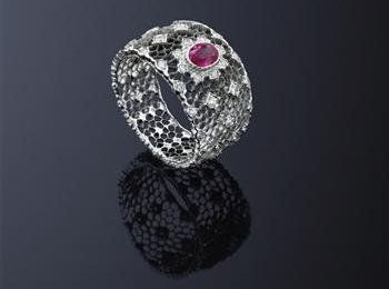 A ruby and diamond ring, by Buccellati