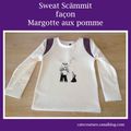 Sweat Scammit façon Margotte aux pomme