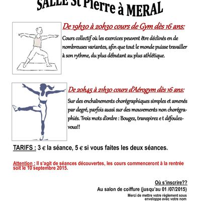 Nous vous attendons nombreux pour venir essayer les nouvelles activités lors d'une séance découverte le 02 juillet prochain!!