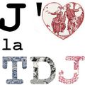 Un bouton pour les fans de TDJ = Toile de Jouy