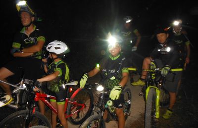 Sortie VTT nocturne Latitude VTT