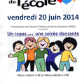 20 JUIN : FETE DE L'ECOLE