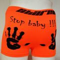 Boxer homme " Stop baby!!!"