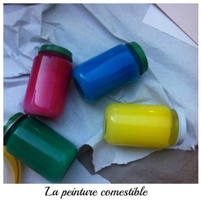 Le samedi des poussinets: Peinture comestible !