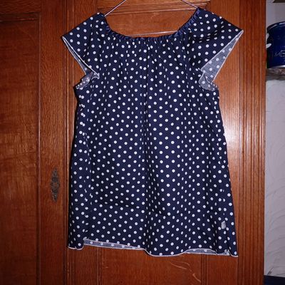 encore une blouse à encolure froncée de citronille