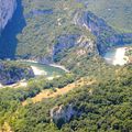 les gorges de l'ardèche