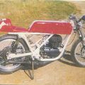 OSSA 250 cadre : n°410188 . année : 06.09.1974 - pays : ESPAGNE