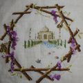 La couronne indienne (partie broderie ruban terminée!)