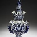 Dutch Delft blue and white and polychrome Chinoiseries 18th Century