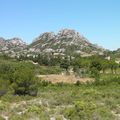 Les Baux de Provence, versant sud