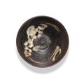 A painted 'Jizhou' black-glazed 'floral' bowl, Southern Song dynasty