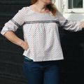 blouse nervurée