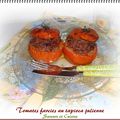 Tomates farcies au Tapioca Julienne