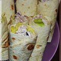 Wraps au Thon et Crudités