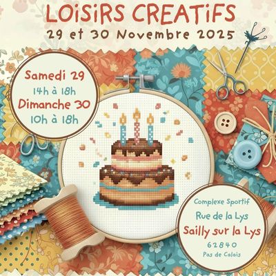 - 29 et 30 novembre 2025  : Salon de Sailly sur la Lys (62)