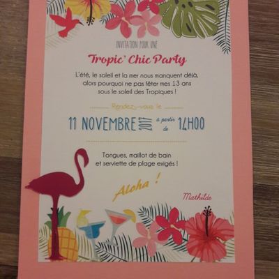 Anniversaire Tropic'chic : la party